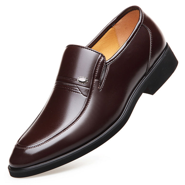 Men's Leather Shoes Business Formal Wear Soft Bottom Non-slip