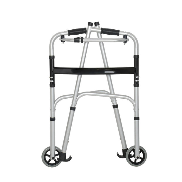 a walker with wheels on a white background