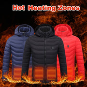 Stay Warm in Style: USB Electric Heated Jacket – Ultimate Winter Protection.