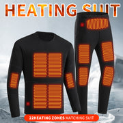 Ultimate Cold Protection: USB Heated Long Johns – Stay Warm and Cozy