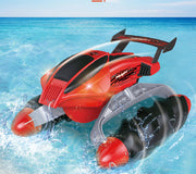 Waterproof Amphibious Wireless Remote Control Electric Speedboat