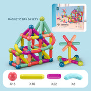 a picture of a set of magnetic building blocks