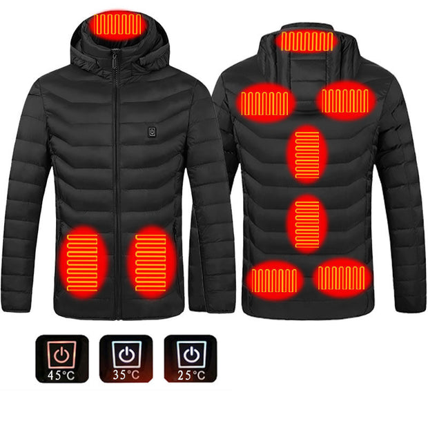 Stay Warm in Style: USB Electric Heated Jacket – Ultimate Winter Protection.